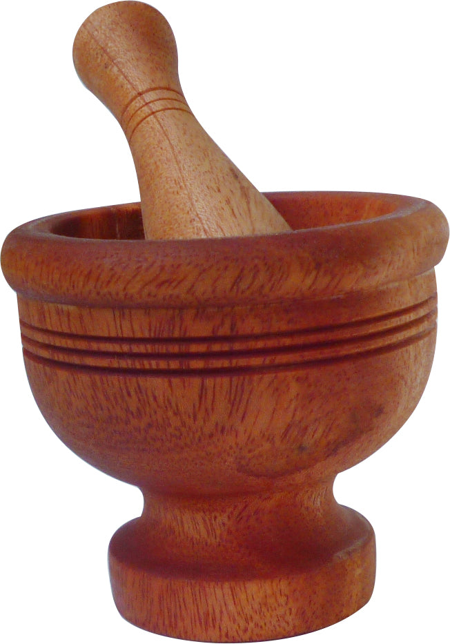 Wooden Pestle and Mortar